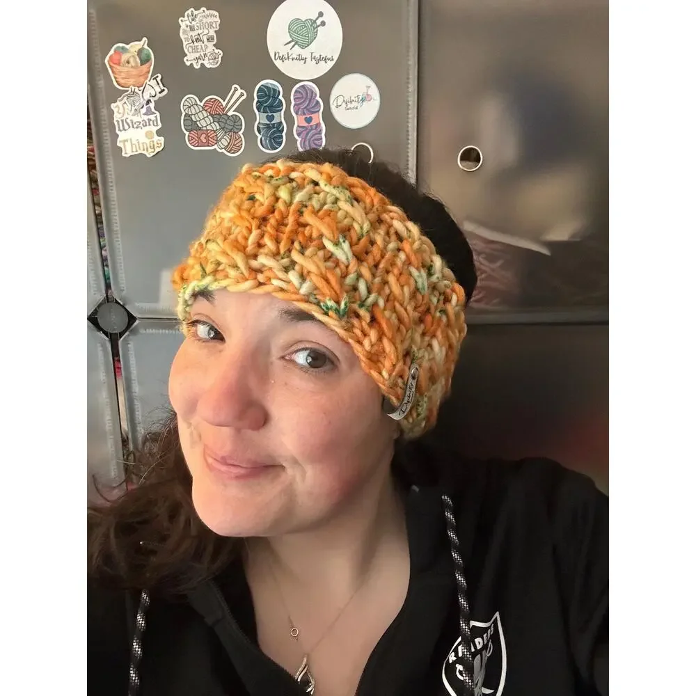 Hand Knit Merino Wool Headband - Lean On Me Design